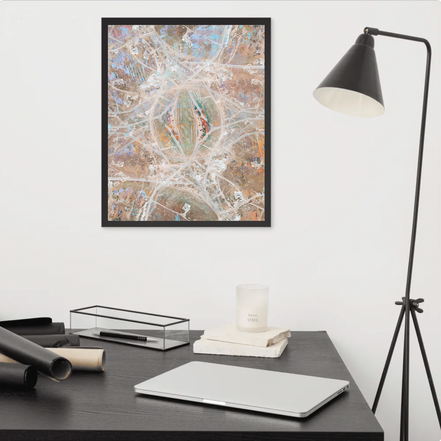 industrial womb (framed print: 16x20 in.)