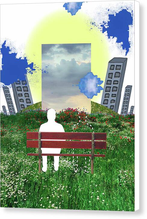 i've been spending time with your ghost (canvas print: 30x40 in.)