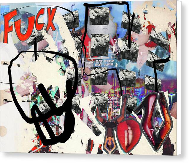 love you, hate you (canvas print: 40x30 in.)