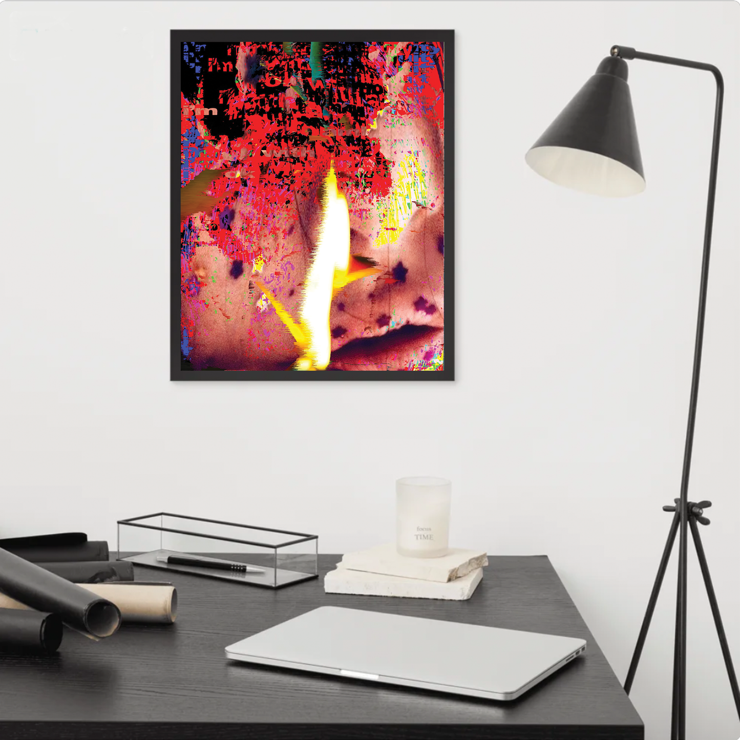 matchface (framed print: 16x20 in)