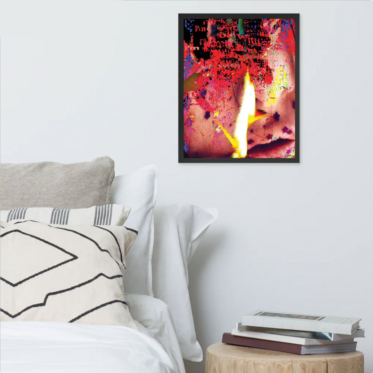 matchface (framed print: 16x20 in)