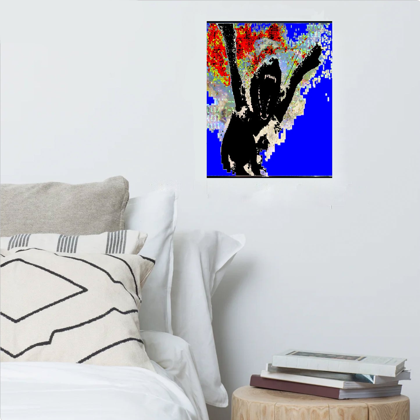 screaming into the void (poster print: 16x20 in.)