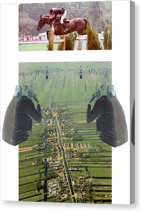 the most passive race to the bottom (canvas print: 30x40 in.)