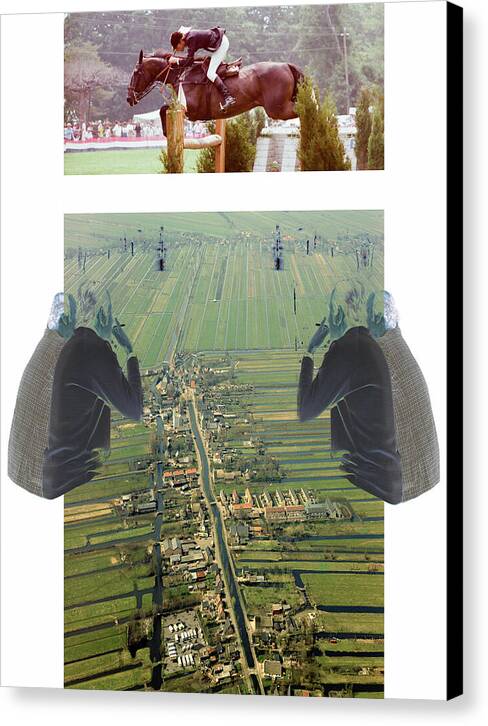 the most passive race to the bottom (canvas print: 30x40 in.)