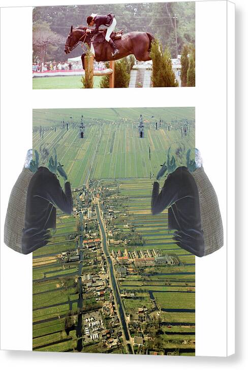 the most passive race to the bottom (canvas print: 30x40 in.)