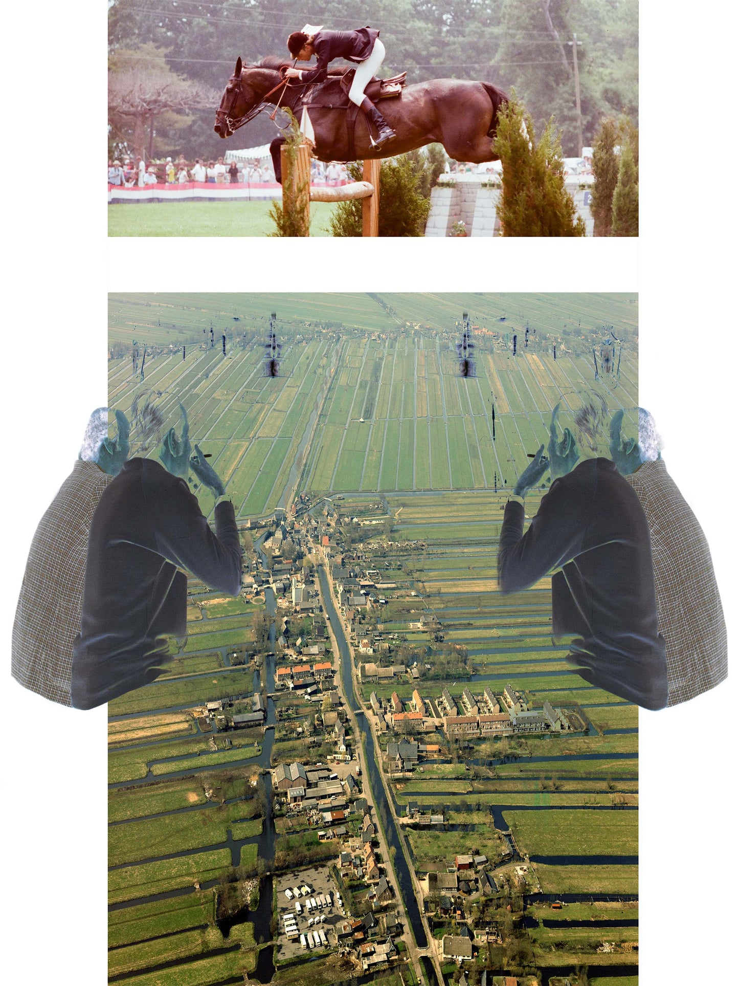 the most passive race to the bottom (canvas print: 30x40 in.)