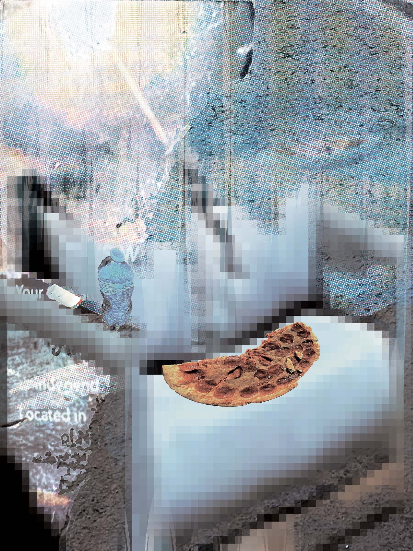 cursed couch (canvas print: 30x40 in.)