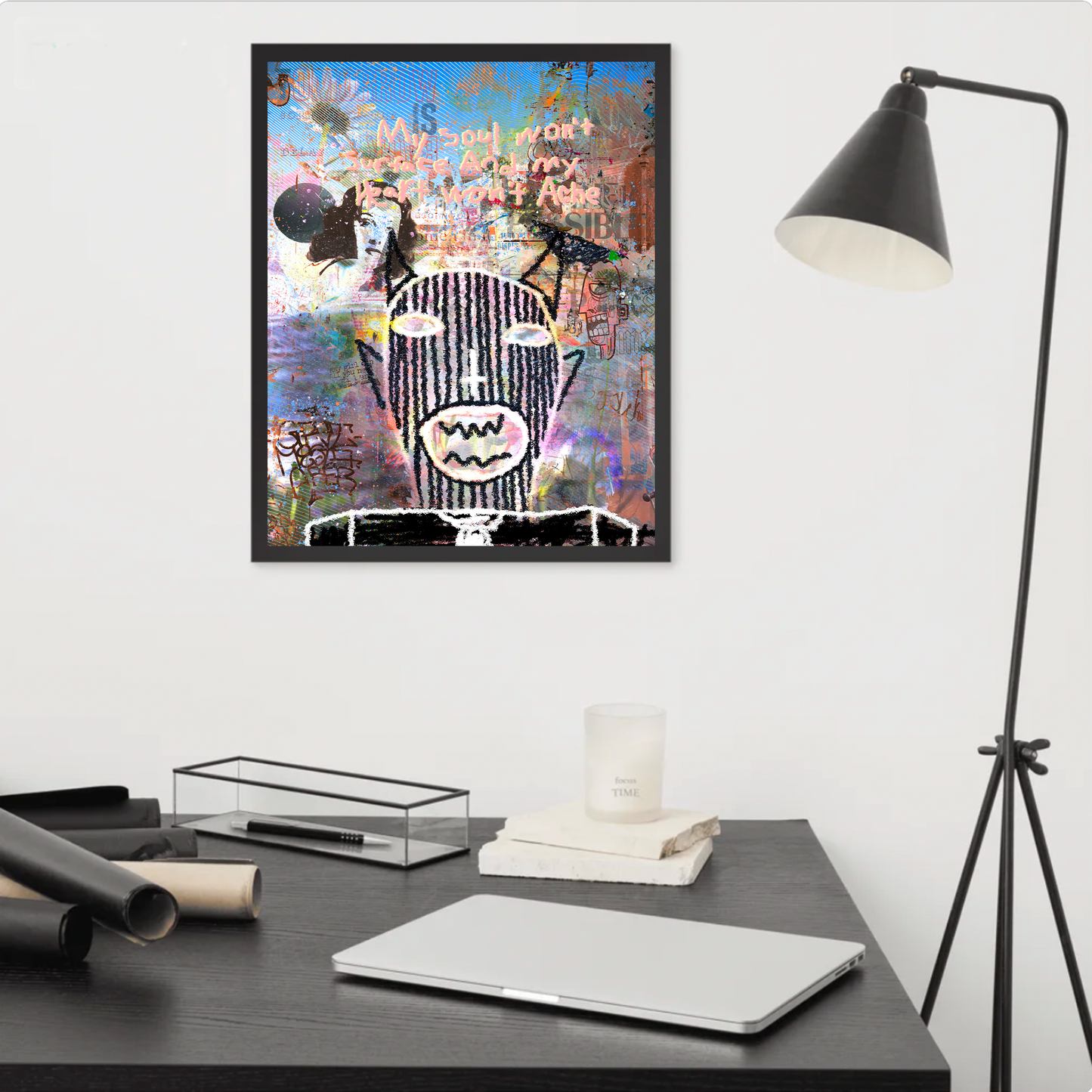 underneath surfaces (framed print: 16x20 in.)